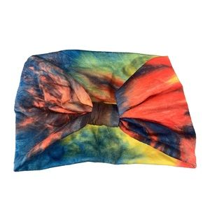 🆕 Tie dye headbands Red/Yellow/Navy Blue priced separately